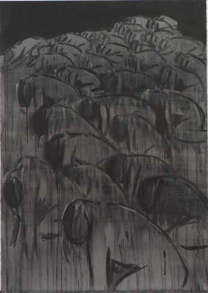 Fanatic, 2003, Acrylic Ink on paper, 100x71cm